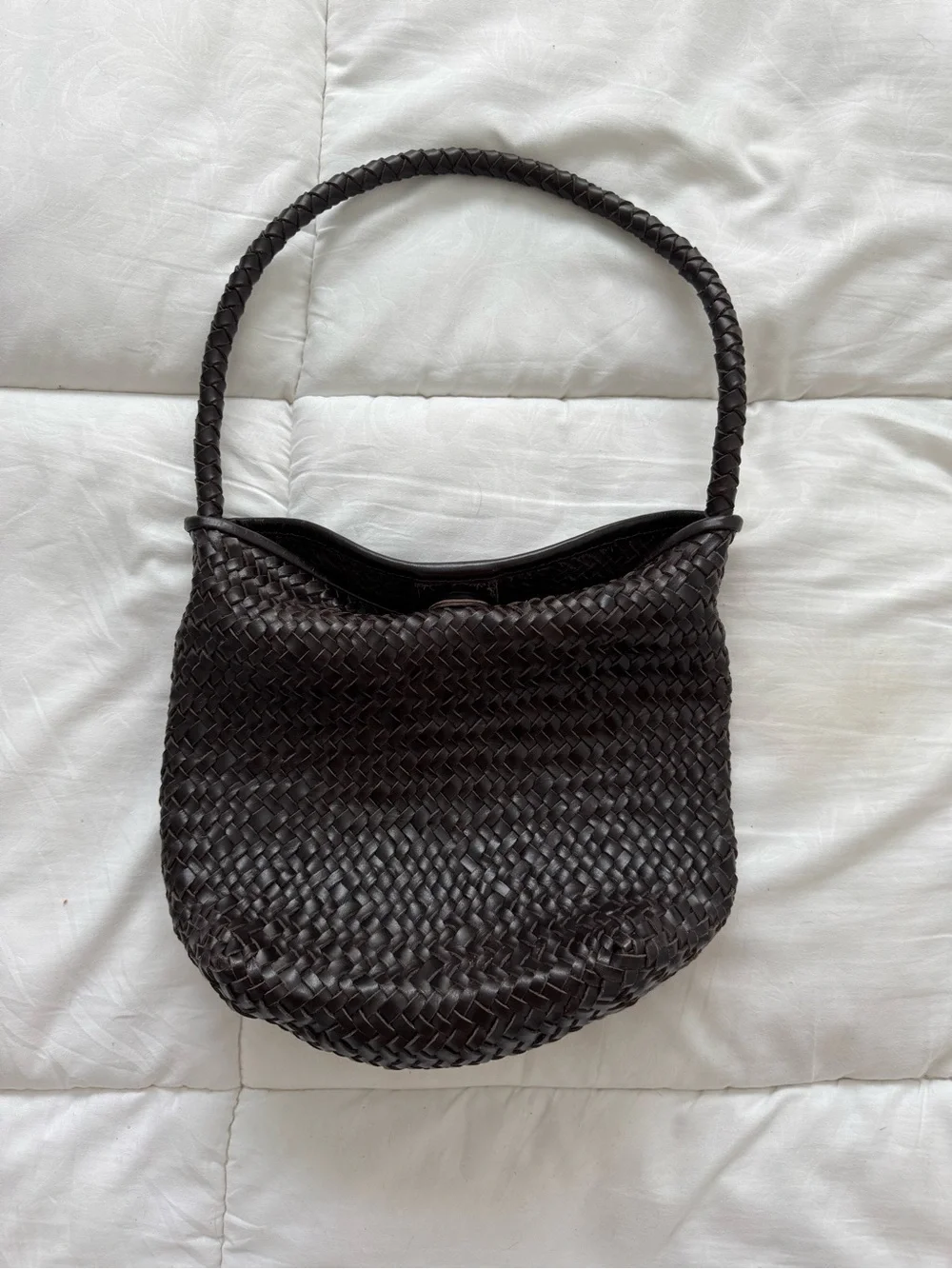 Madewell The Signature Woven Shoulder Bag in Coffee Bean NT928 - Picture 5 of 7